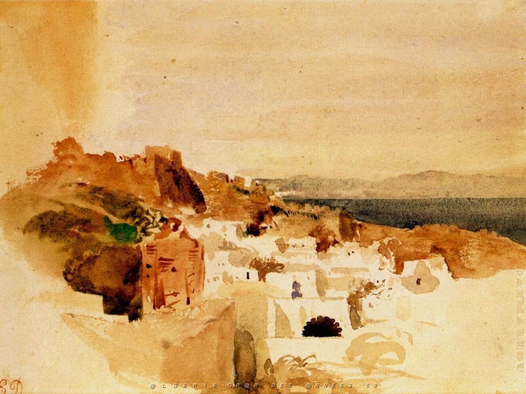 EUGENE DELACROIX-1822 VUE DE TANGER.JPG